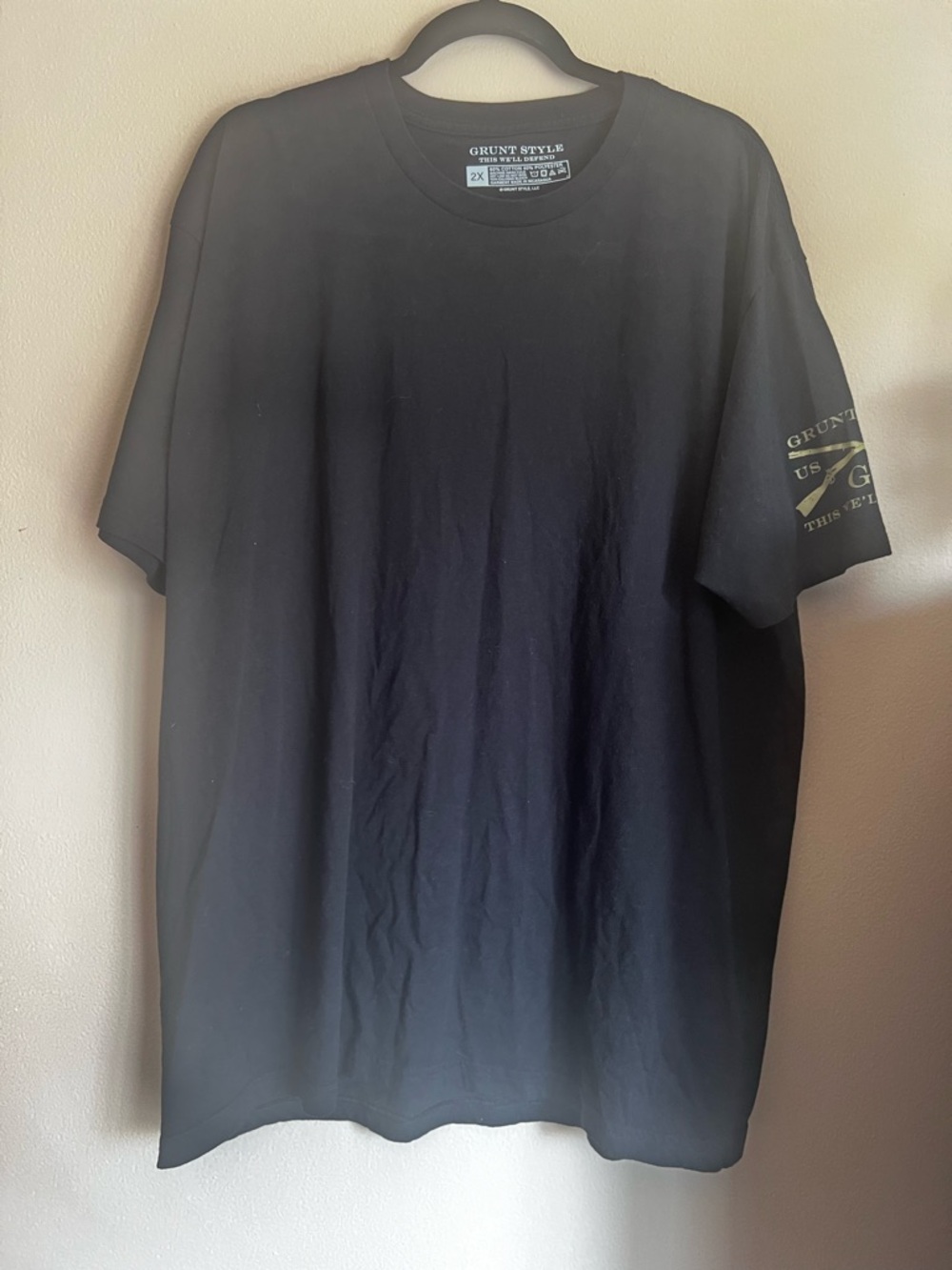 Grunt Style Black Short-Sleeve T Shirt Size XLT